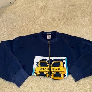 Vintage Reworked University of Michigan Sweatshirt